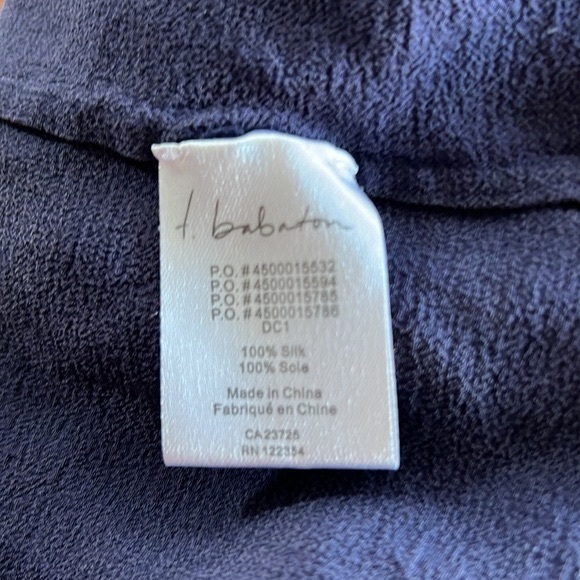 ARITZIA T. BABATON TINSLEY 100% SILK BLOUSE - Picture 6 of 6